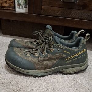 La Sportiva TX Hike GTK Charcoal Moss Men's Hiking Shoes Size 12.5
